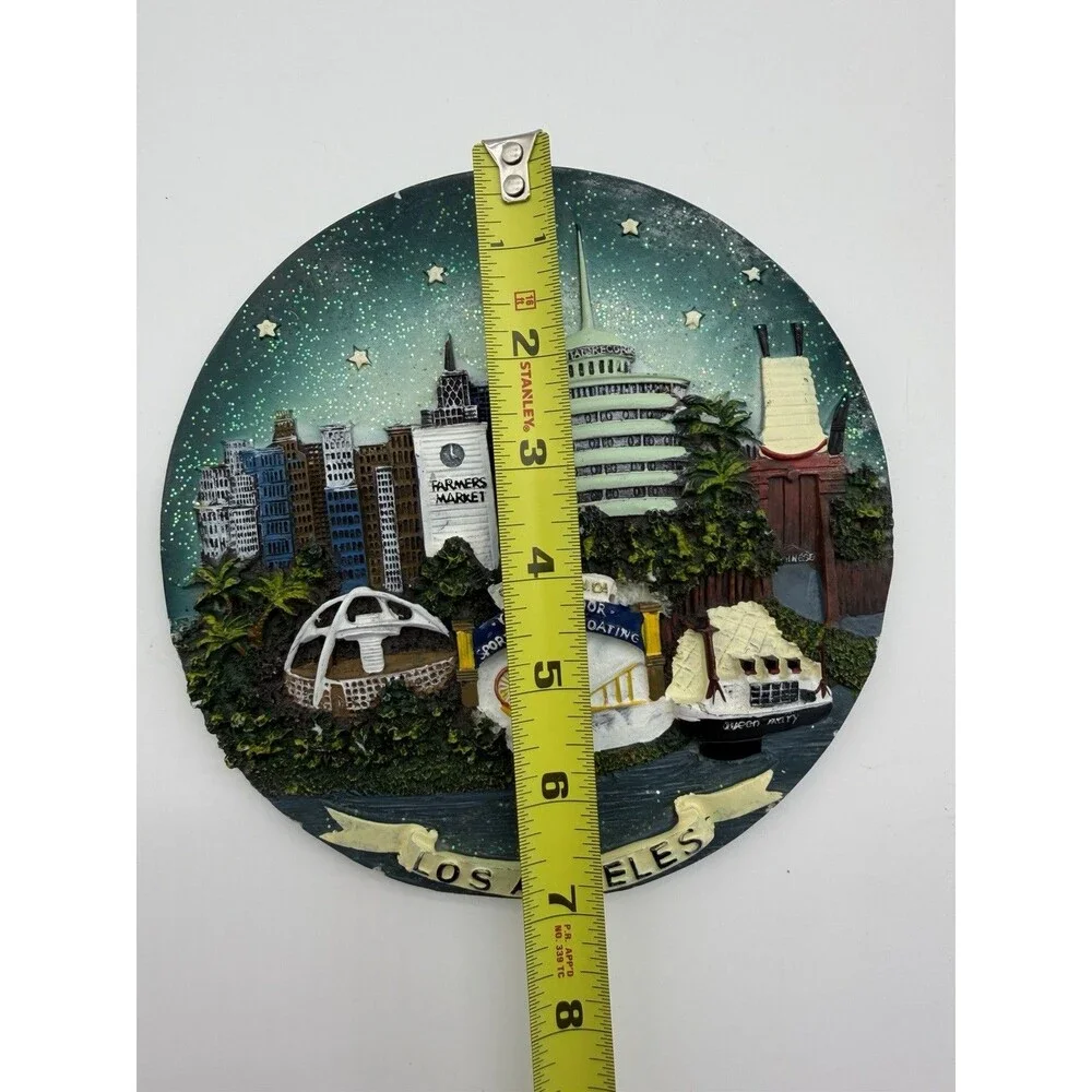 Welcome to Fabulous Los Angeles Decorative Wall Hanging Ceramic 7” Diameter
